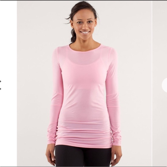 lululemon athletica Tops - Lululemon pink long sleeve top 12